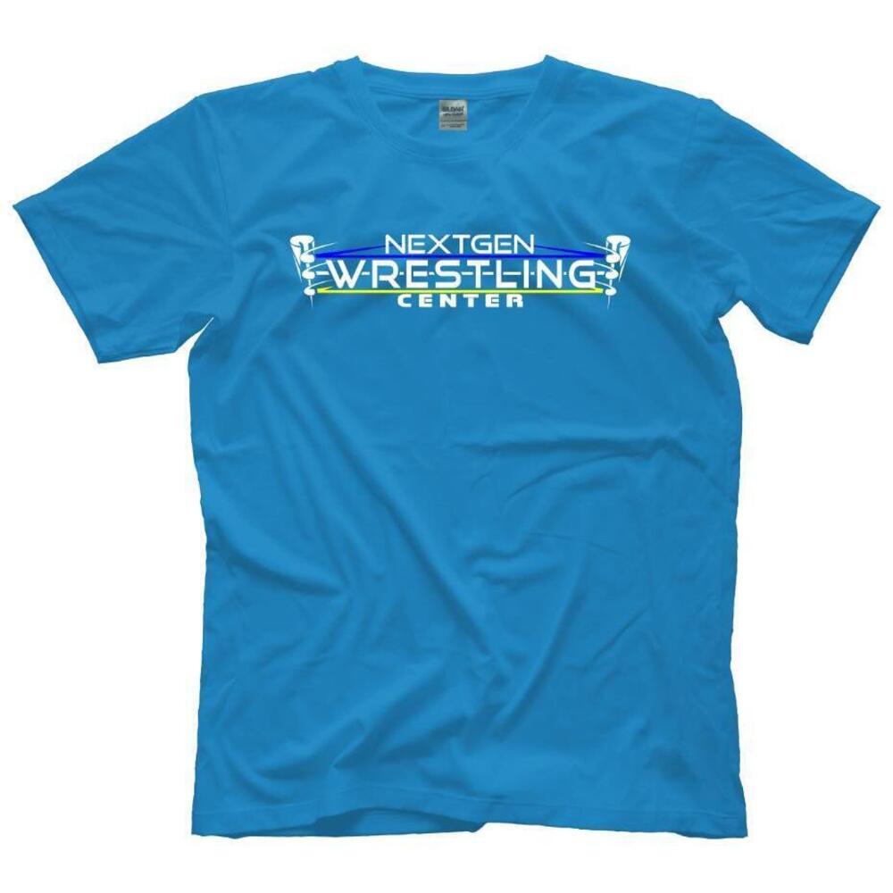 Blue School Logo And Back Emblem Shirt